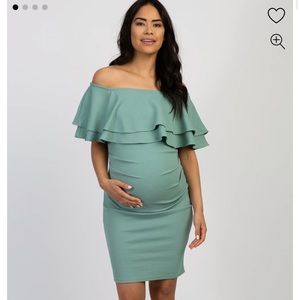 PinkBlush Fitted Maternity Dress